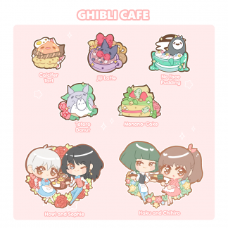 [PO]Ghibli Cafe Enamel Pin Collection